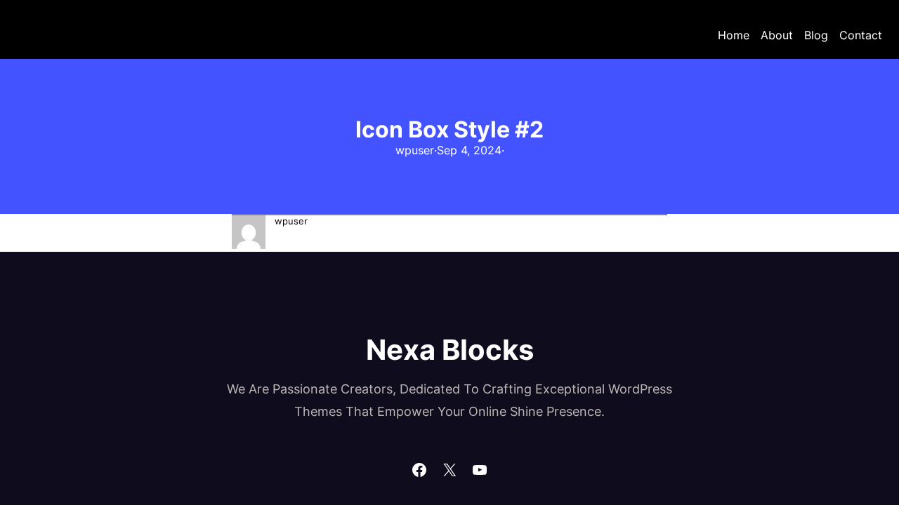 Icon Box Style 2