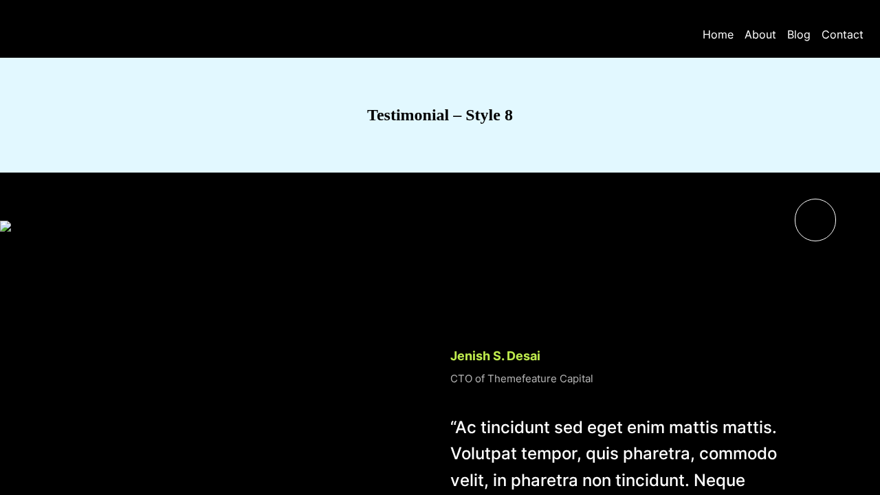 Testimonial Style 8