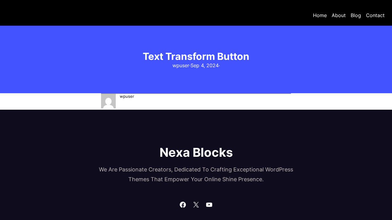 Text Transform Button
