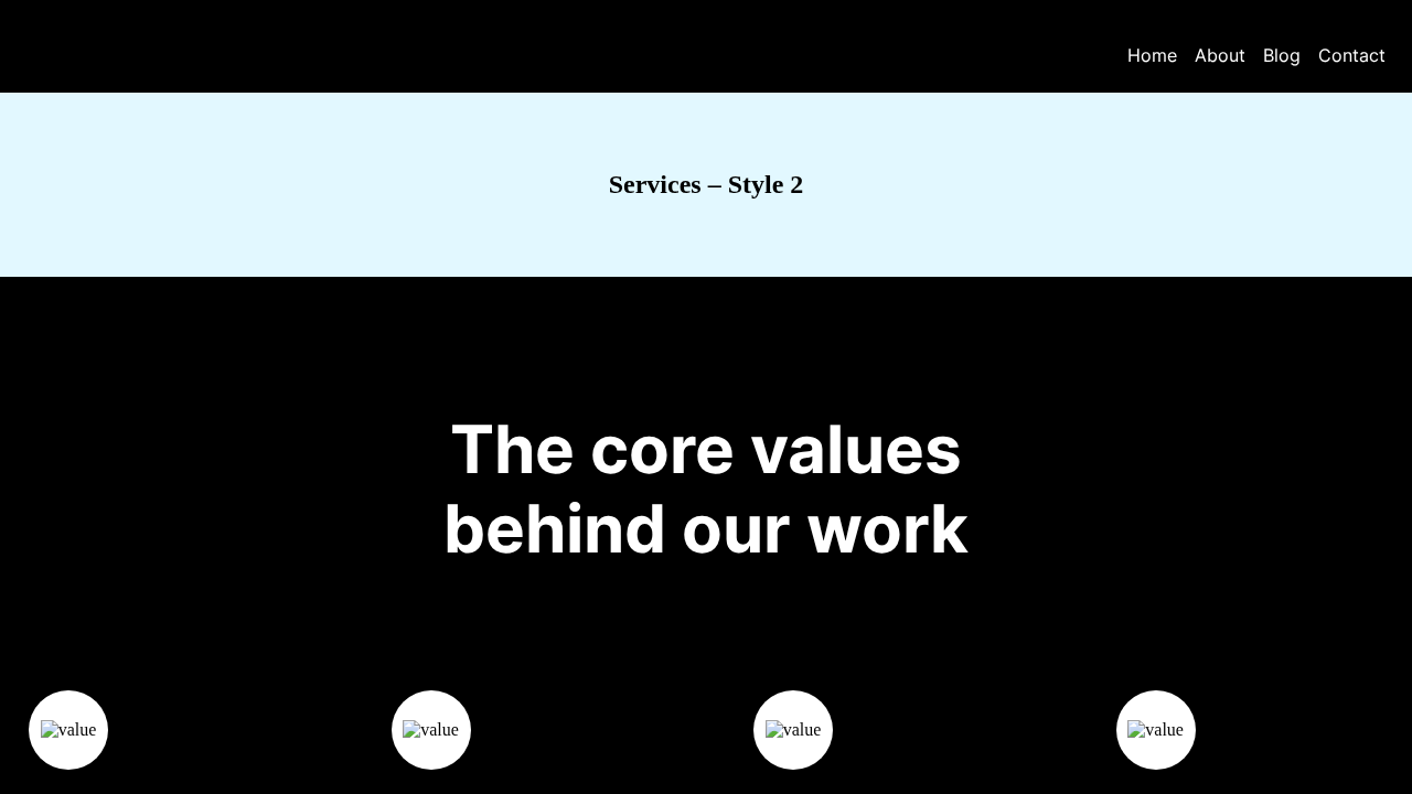 Values Style 1